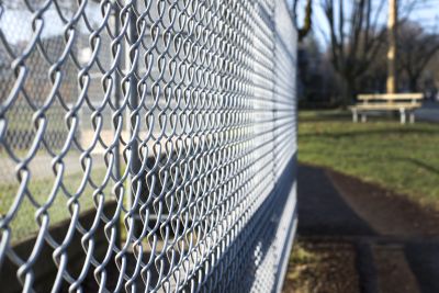 Chain-Link Security Fence